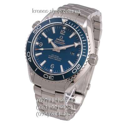 Omega Seamaster Planet Ocean Master Chronometer Silver/Blue