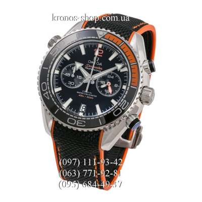 Omega Seamaster Planet Ocean Master Chronograph Black-Orange/Silver/Black