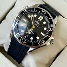 Omega Seamaster Diver 300M On Her Majesty’s Secret Service 50th Anniversary Silver/Black