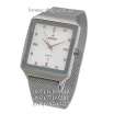 Rado Square Date Magnet Lock Silver/White