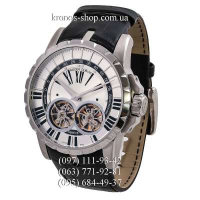 Roger Dubuis Excalibur Double Flying Tourbillon Black/Silver/White