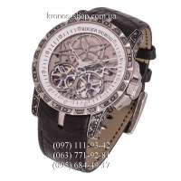 Roger Dubuis Excalibur Power Reserve Engraved Black/Silver/White