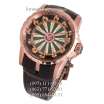 Roger Dubuis Excalibur Knights of the Round Table Black/Gold/Green-White