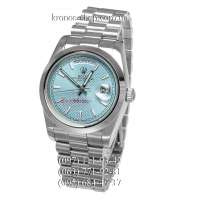 Rolex Day-Date Steel Silver/Blue
