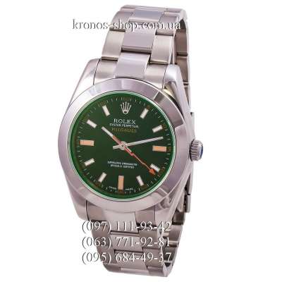 Rolex Oyster Perpetual Milgauss Silver/Green