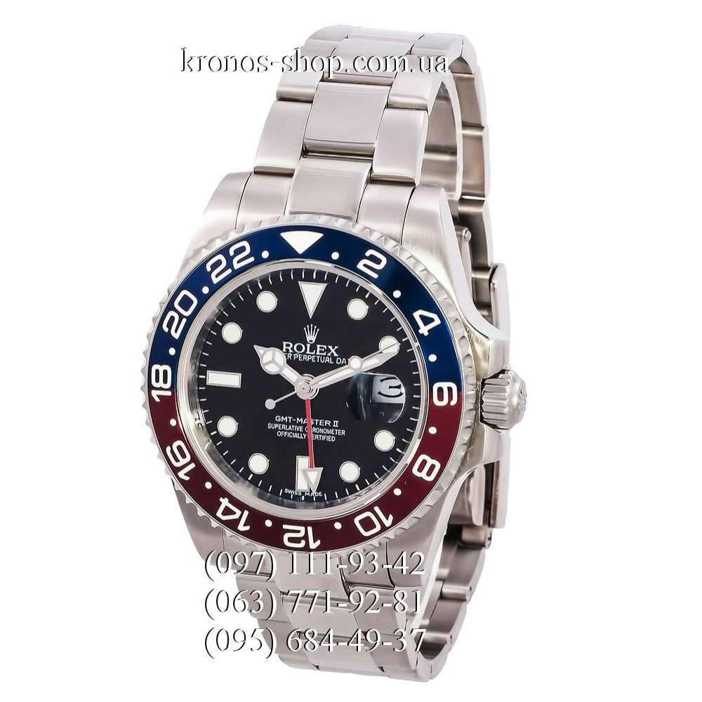 rolex gmt silver