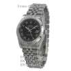 Rolex Datejust Steel Rome Fluted Bezel Silver/Black