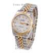 Rolex Datejust Steel Brilliants Fluted Bezel Silver-Gold/Gold/White