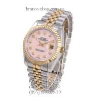 Rolex Datejust Steel Brilliants Fluted Bezel Silver-Gold/Gold/Pink