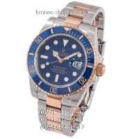 Rolex Submariner Date Ceramic Bezel Silver-Gold/Blue/Blue