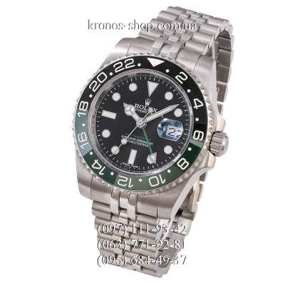 Rolex GMT Master II Jubile Bracelet Silver/Black-Green/Black-Green