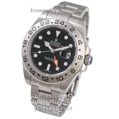 Rolex Explorer II Silver/Black-Orange