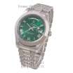 Rolex Day-Date Steel Rome Silver/Green