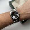 Rolex Datejust Steel Diamonds Fluted Bezel Silver/Black