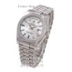 Rolex Day-Date Steel Fluted Bezel All Silver-Blue