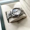 Rolex Datejust Steel Brilliants Fluted Bezel Silver/White