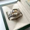 Rolex Datejust Steel Brilliants Fluted Bezel Silver-Gold/Gold/Gold