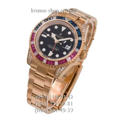 Rolex GMT Master II Yellow Gold Jewellery All Gold/Black