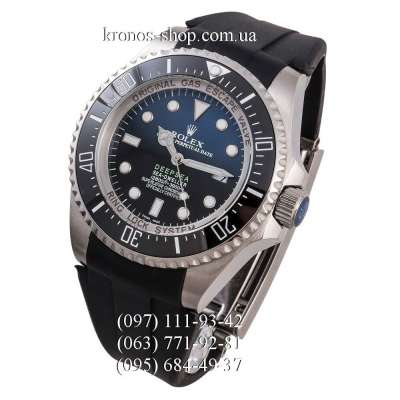 Rolex Deepsea Sea-Dweller Rubber Black/Silver/Black-Blue Gradient