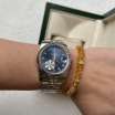 Rolex Datejust Steel Brilliants Fluted Bezel Silver/Blue