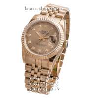 Rolex Datejust Steel Brilliants Fluted Bezel All Gold