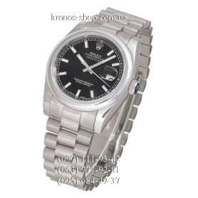 Rolex Datejust Steel Silver/Black