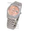 Rolex Datejust Steel Flolar Fluted Bezel Silver/Orange