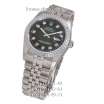 Rolex Datejust Steel Brilliants Fluted Bezel Silver/Green