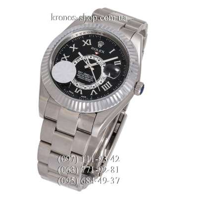 Rolex Sky-Dweller Steel Rome Silver/Black