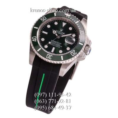 Rolex Submariner Rubber Black/Silver/Green