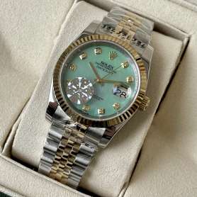 Rolex Datejust Pearl Steel Brilliants Fluted Bezel Silver-Gold/Gold/Multicolor 2