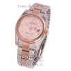 Rolex Datejust Steel Flolar Silver-Rose Gold