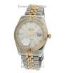 Rolex Datejust Steel Fluted Bezel Silver-Gold/Gold/White