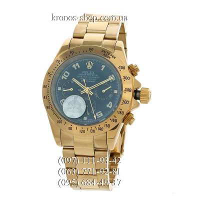 Rolex Cosmograph Daytona Arabic Numerals Gold/Blue