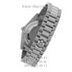 Rolex Day-Date Steel Full Pave Silver