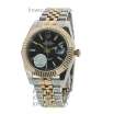 Rolex Datejust Steel Fluted Bezel Silver-Gold/Gold/Black