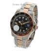 Rolex GMT Master II Root Beer Bezel Silver-Rose Gold/Black