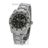 Rolex GMT Master II White Gold Jewellery Silver/Black