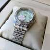 Rolex Datejust Diamond 31mm Silver/Turquoise