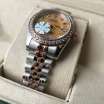 Rolex Datejust Diamond Pearl 31mm Silver-Rose Gold/Orange