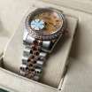 Rolex Datejust Diamond Pearl 31mm Silver-Rose Gold/Orange