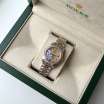 Rolex Datejust Diamond Pearl 31mm Silver-Rose Gold/Orange
