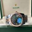 Rolex Datejust Pearl 31mm Silver-Rose Gold/Green