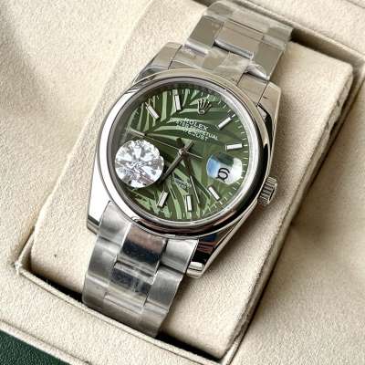 Rolex Datejust 36mm Silver-Green