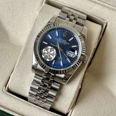 Rolex Datejust 36mm Steel Silver/Blue