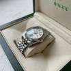 Rolex Datejust Steel Fluted Bezel Silver/White