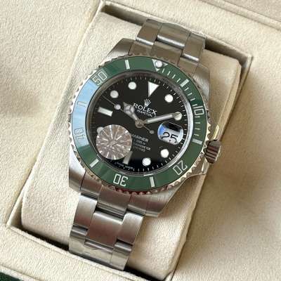 Rolex Submariner Date Ceramic Bezel Silver/Black/Green