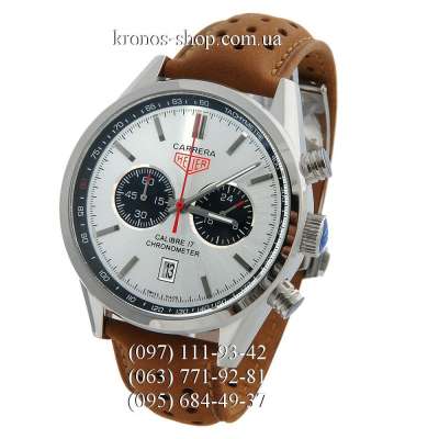 Tag Heuer Carrera Calibre 17 Chronograph Brown/Silver/White