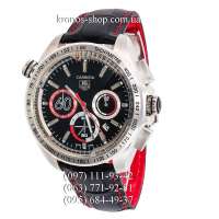 Tag Heuer Carrera 60 Sport Chronograph Black/Silver/Black-Red