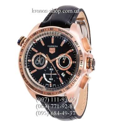 Tag Heuer Carrera 60 Sport Chronograph Black/Gold/Black